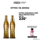 Loreal Mythic Oil Bundle + FREE Pro Longer Shampoo -  100ml
